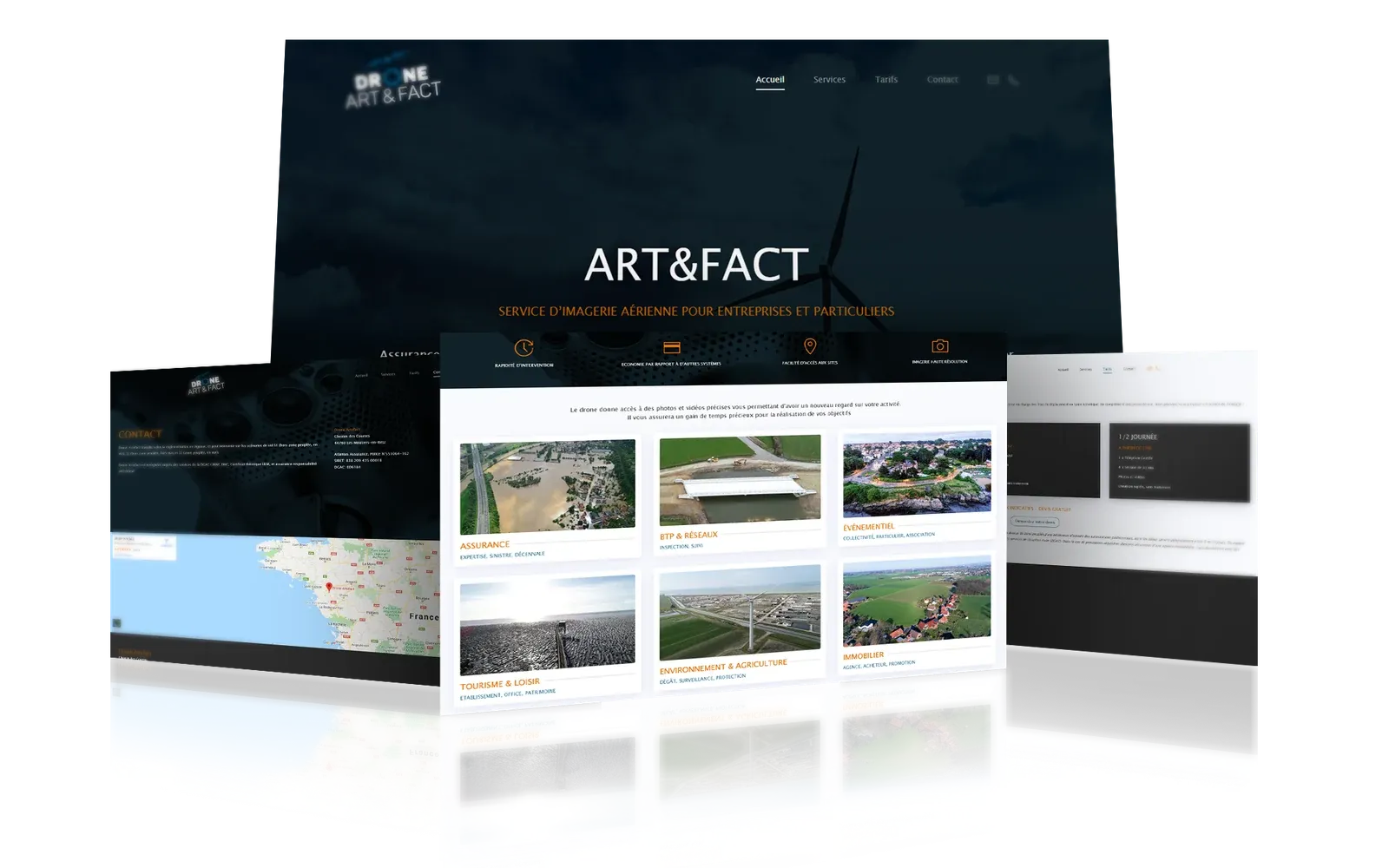 Aperçu du projet Drone Artefact