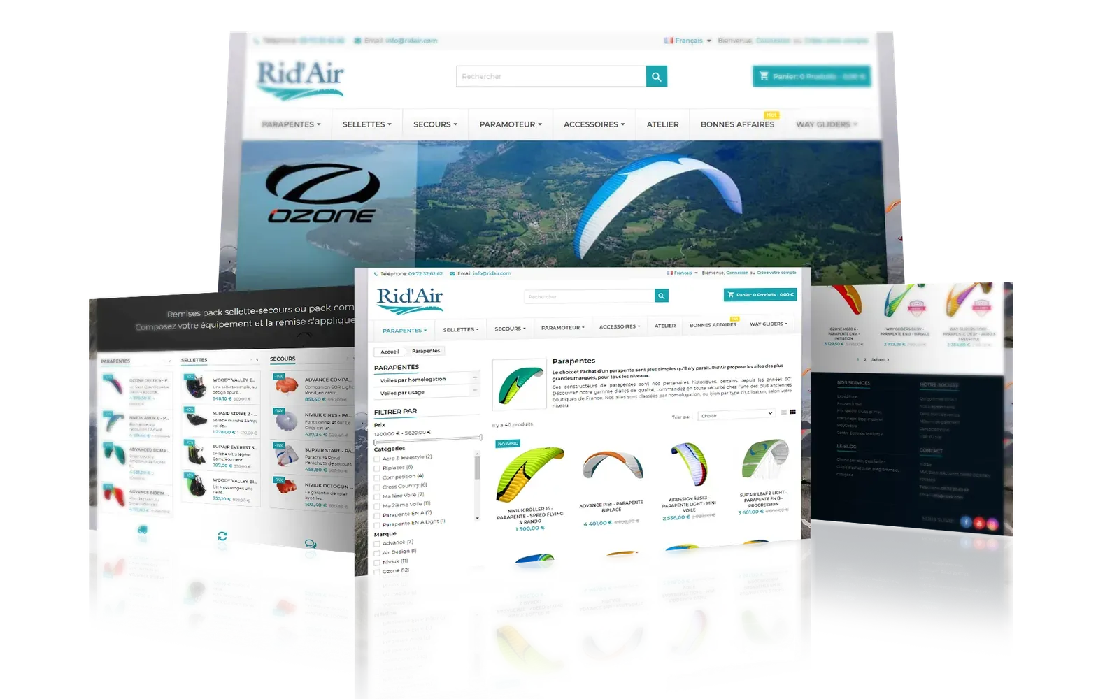 Aperçu du projet Ridair
